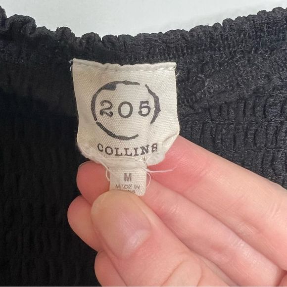 205 Collins Ribbed Off The Shoulder Blouse - Picture 4 of 5